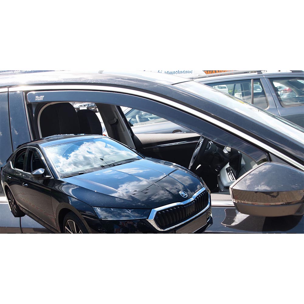 Car Lux 1 kit Deflectores de aire delanteros para SKODA OCTAVIA IV desde 2020