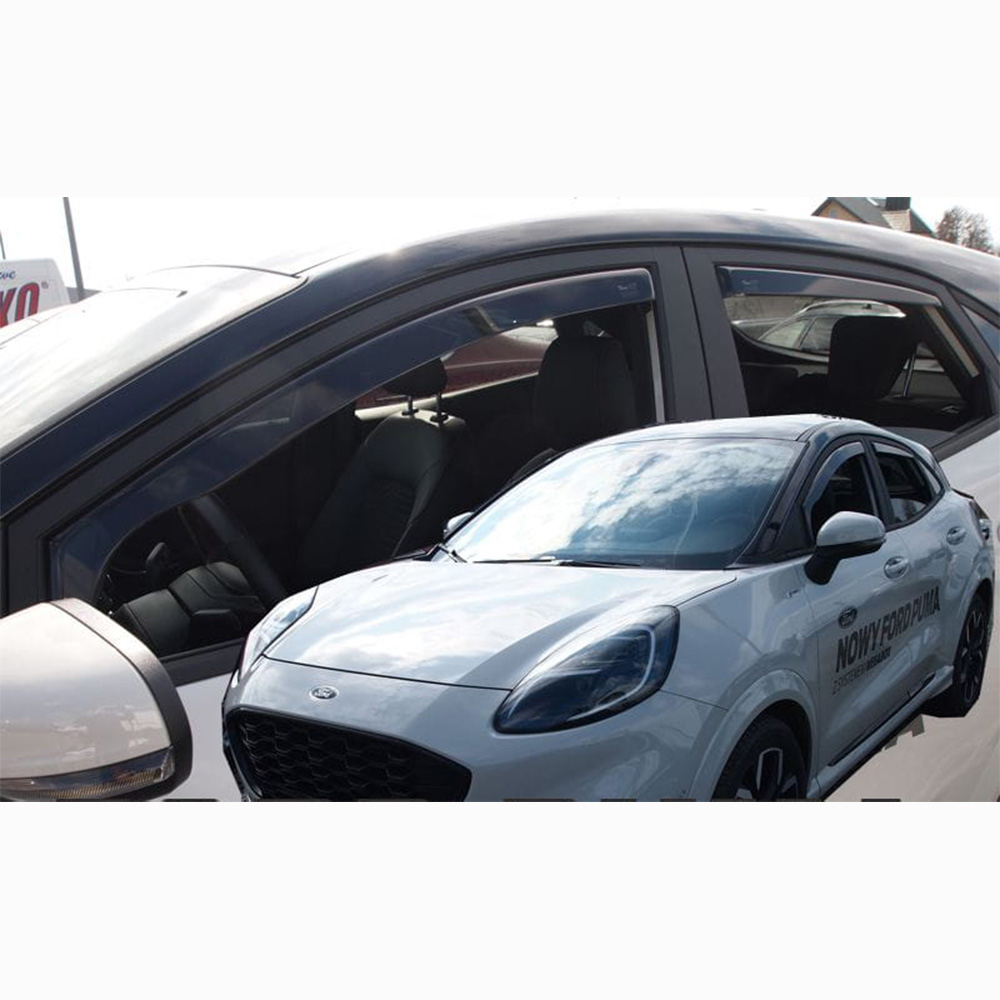 Car Lux 1 kit Deflectores de aire delanteros y traseros para Ford Puma desde 2019