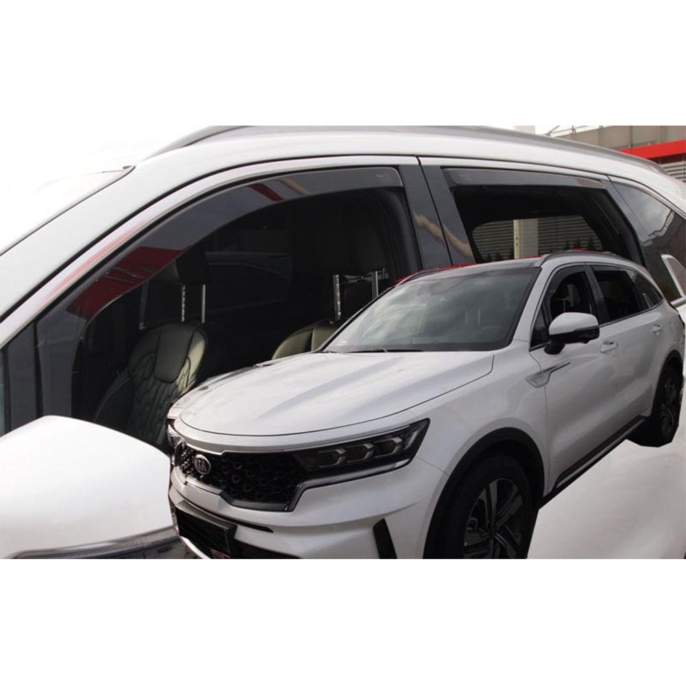 Car Lux 1 kit Deflectores de aire delanteros y traseros para KIA SORENTO IV desde 2020