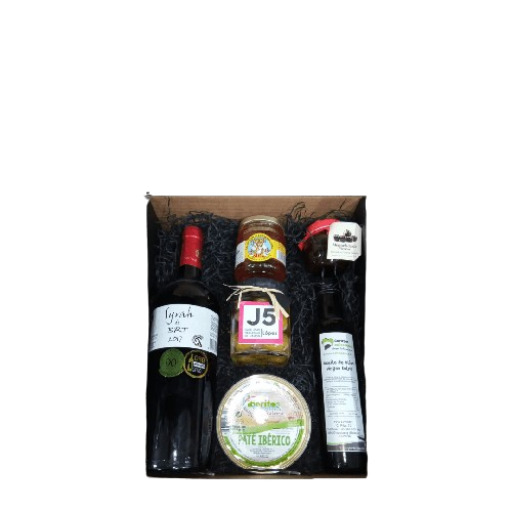 Cesta Regalo Navidad Lote Estuche Regalo Gourmet Extremadura
