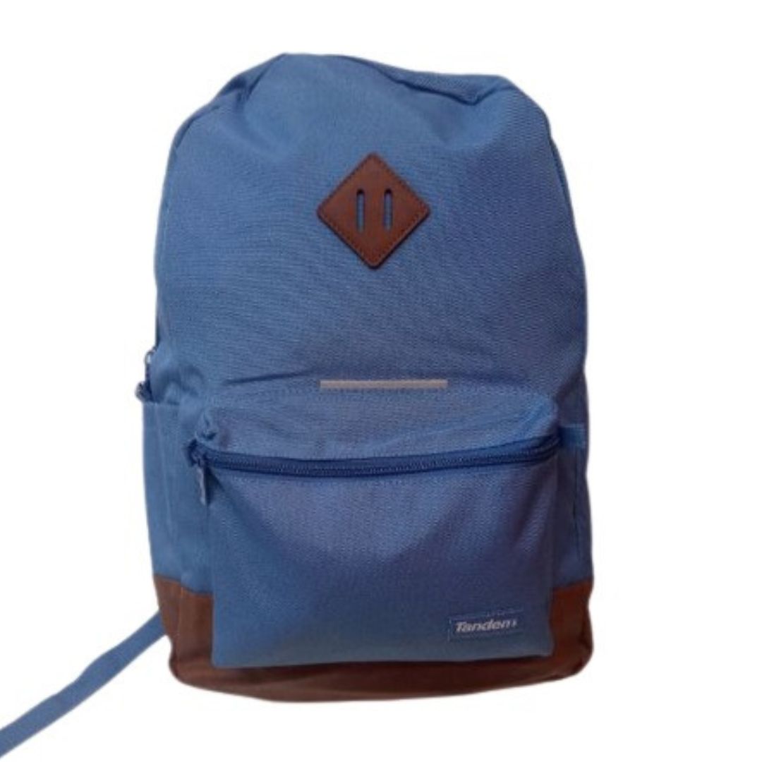 Mochila Celeste y Marron Sportandem