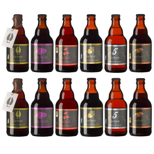 Cesta Regalo Navidad Lote 12 Cervezas Cerex Extremadura