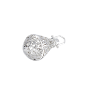 miniatura Colgante Jaula Llamador de Ángeles forma triangular 36.5x27.5x22 mm 1