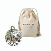 miniatura Colgante Llamador de Ángeles con cascabel y filigrana 20 mm diámetro 2