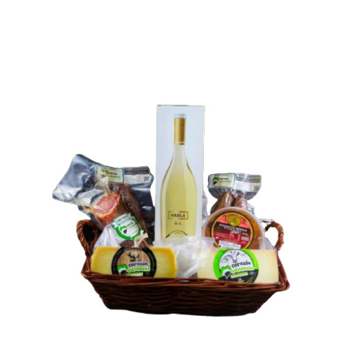 Cesta Regalo Corazón Extremeño