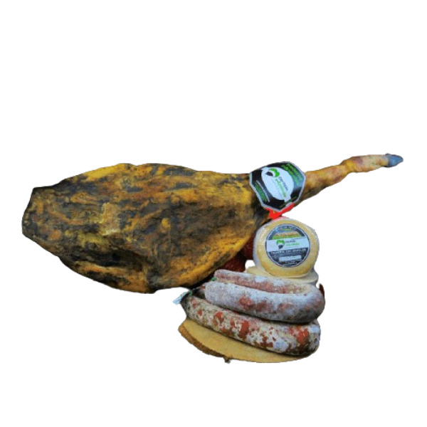 Cesta Regalo Navidad Lote de Jamón Selección 1