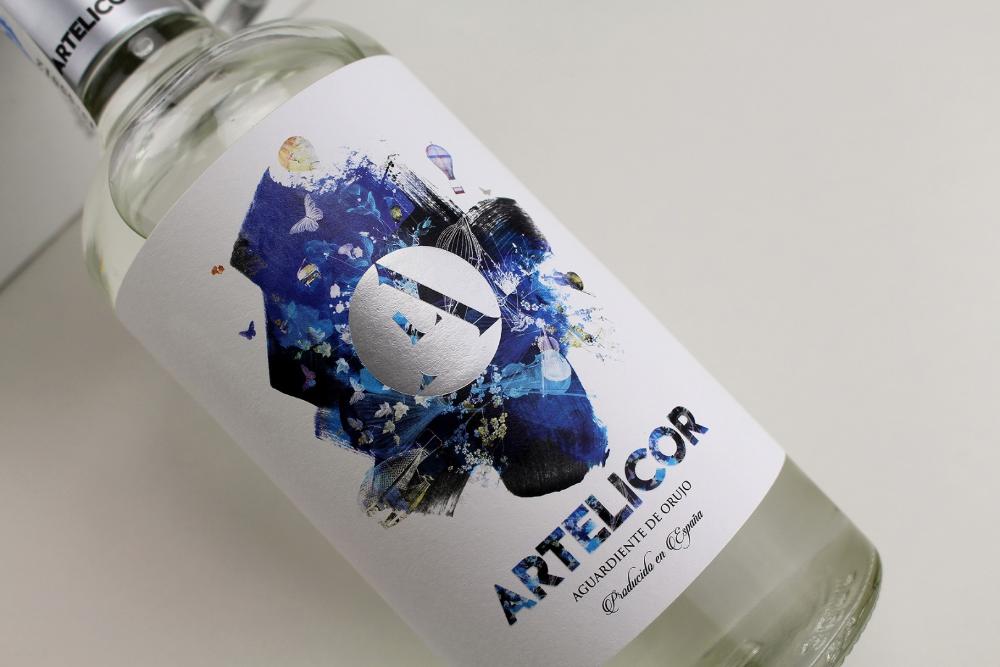 miniatura Aguardiente de orujo Artelicor