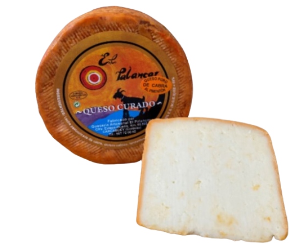 Queso de cabra curado con pimentón 750g