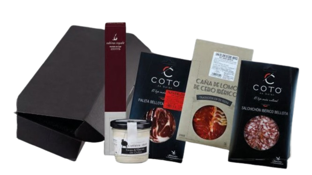 Corazón Extremeño Cesta Regalo Navidad Lote Gourmet CEX Nº 4