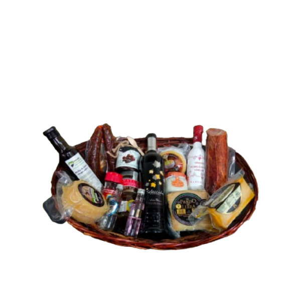 Corazón Extremeño Cesta Gourmet Ambroz