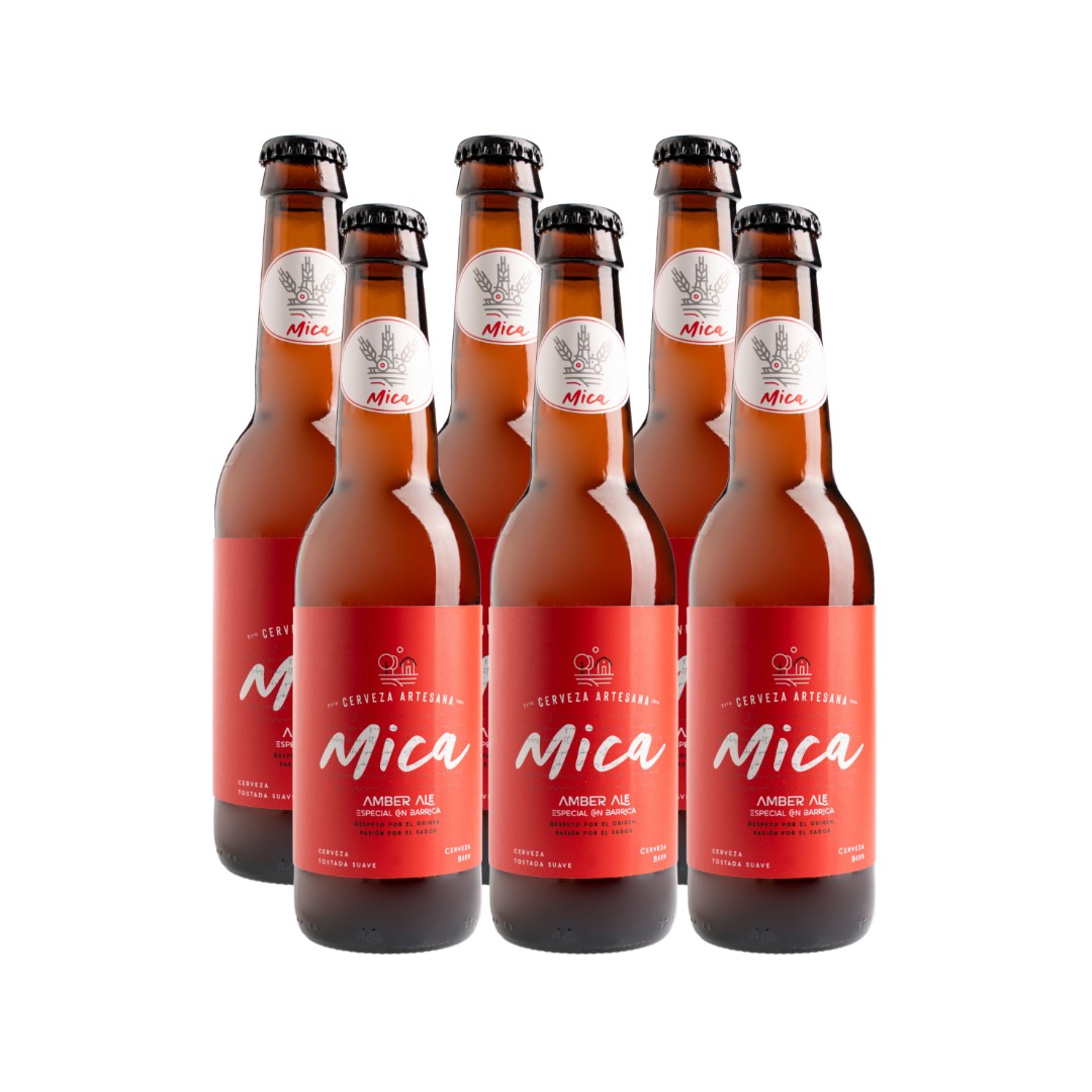 Cerveza Mica Pack Mica  Amber Ale - 6x33 cl