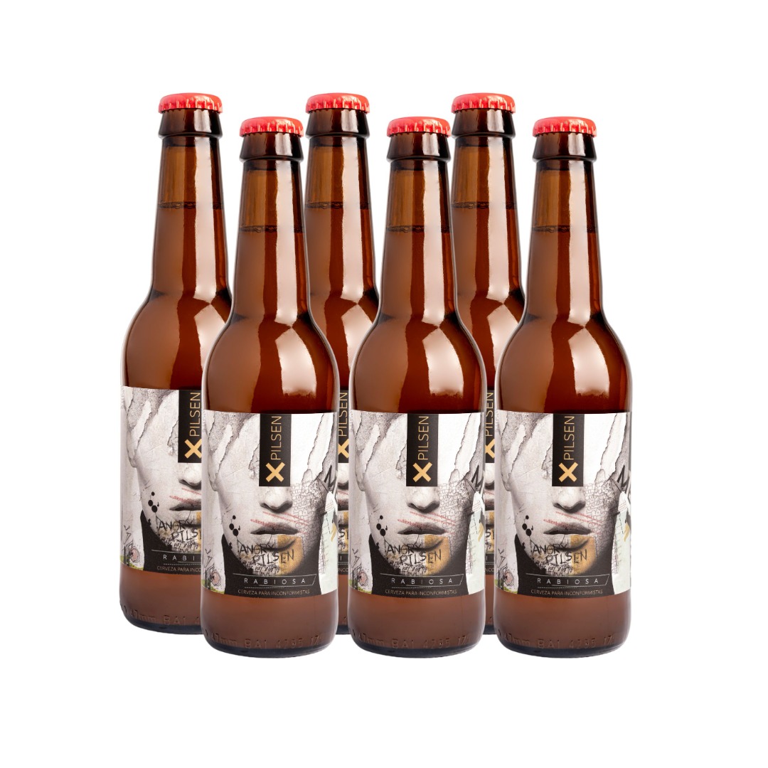 Cerveza Rabiosa Pack Rabiosa  Pilsen - 6x33 cl
