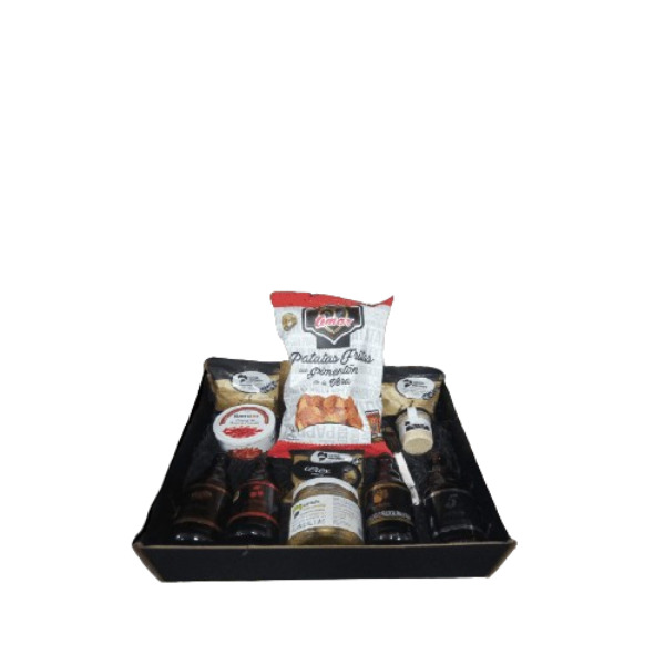 Corazón Extremeño Cesta Regalo Navidad Lote Regalo Gourmet Tapeo Extremadura