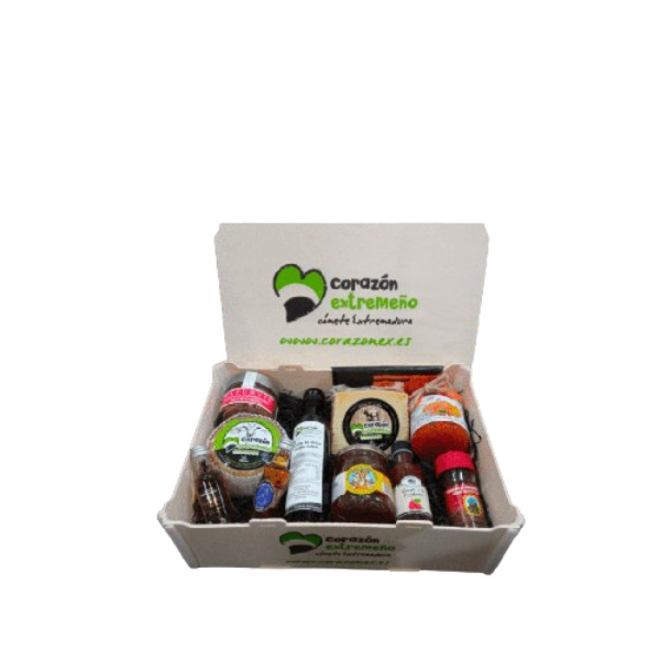 Corazón Extremeño Caja Regalo Gourmet Hornachos