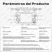 miniatura ANBERNIC RG40XX H - CONSOLA PORTÁTIL RETRO - VIDEOCONSOLA EMULADORA ARCADE