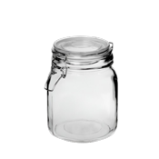 miniatura Tarros de Cristal Herméticos 1 litro - Con Etiquetas + Ebook de 102 Recetas