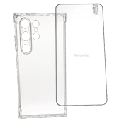 miniatura Funda transparente + cristal templado para Samsung S24, S24 Plus, S24 Ultra