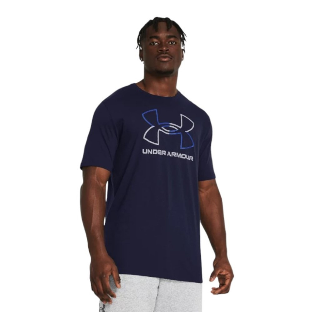 Imagen CAMISETA UNDER ARMOUR GL FOUNDATION UPDATE SS AZUL MARINO 1382915-410 T SHIRT