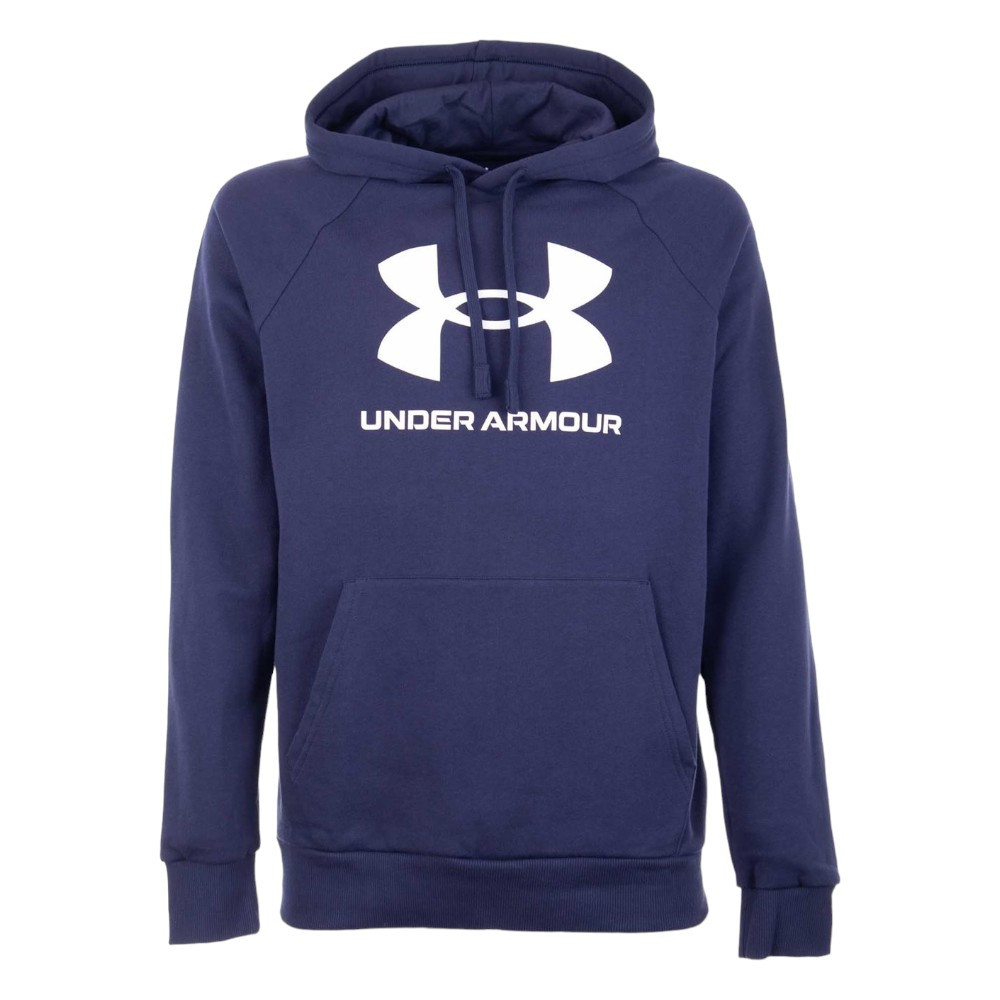 Imagen SUDADERA UNDER ARMOUR RIVAL FLEECE LOGO AZUL 1379758-423 HOODIE