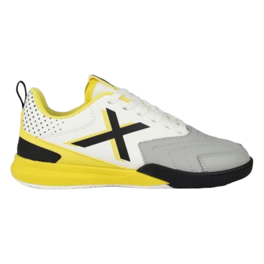 Imagen ZAPATILLAS MUNICH RONDITO 01 BLANCO AMARILLO GRIS AMARILLO 4089001 FUTBOL SALA