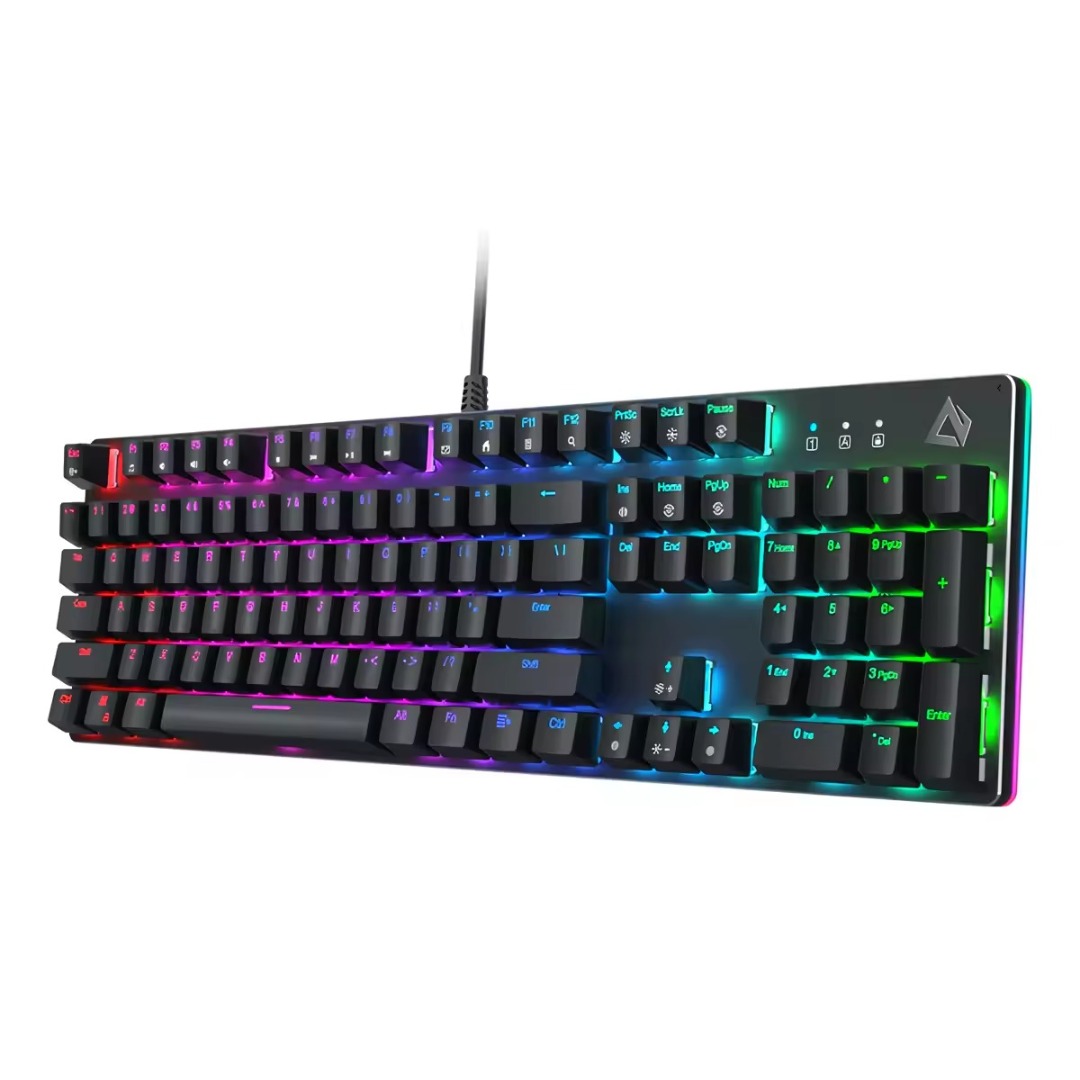 Karawan Teclado Mecánico Aukey KM-G12 Retroiluminación LED RGB