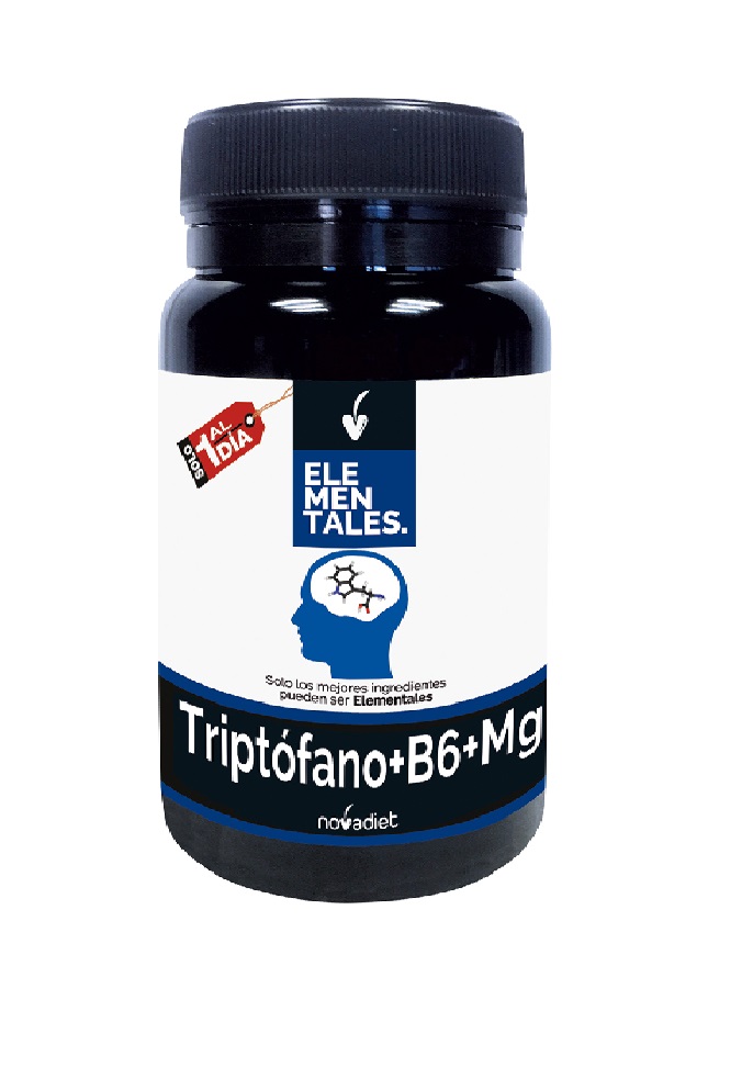 Novadiet Triptófano-Mg-B6 30 Cápsulas Vegetales