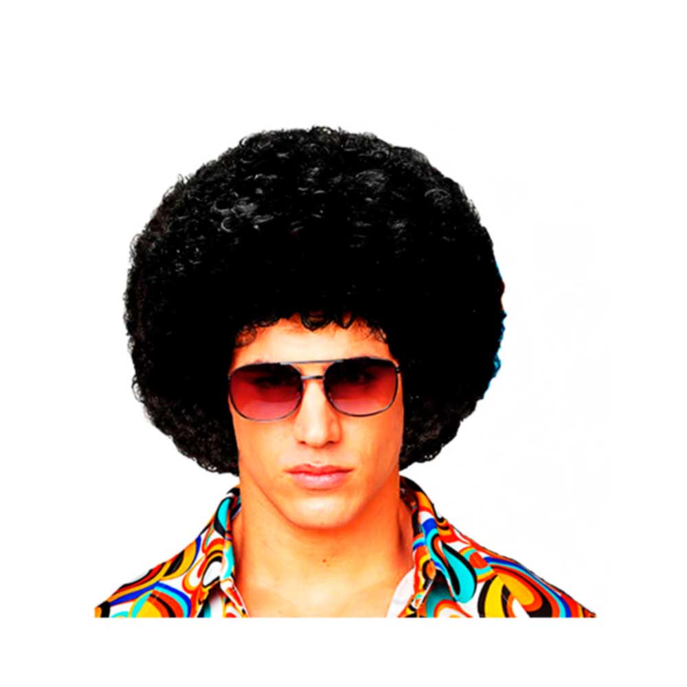 Peluca Disco Años 70 Unisex