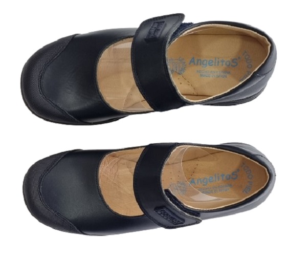 Zapatos Merceditas Colegial de Piel