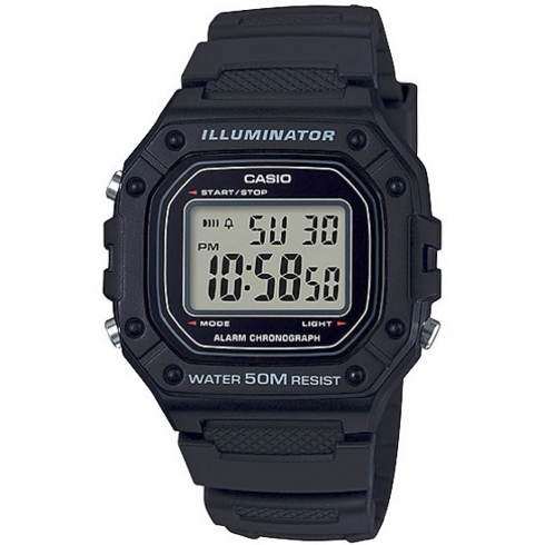 CASIO Casio Youth W-218h-1avef Reloj De Pulsera Digital Para Hombre Color Negro