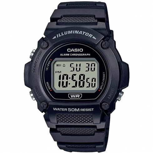 CASIO Casio Youth W-219h-1av Reloj De Pulsera Digital Para Hombre Color Negro
