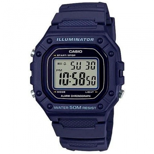 CASIO Casio Youth W-218h-2avdf Reloj De Pulsera Digital Para Hombre Color Azul