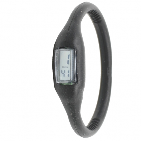 Christian Gar Reloj Christian Gar Brazalete Silicona Color Negro