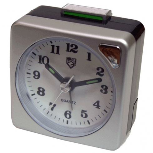 Mary G Despertador Mary-g  A-212- Mt Luz Repeticion Color Plata