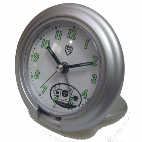 Mary G Despertador Mary-g A-801-mt Repeticion Luz Crescendo C. Plata