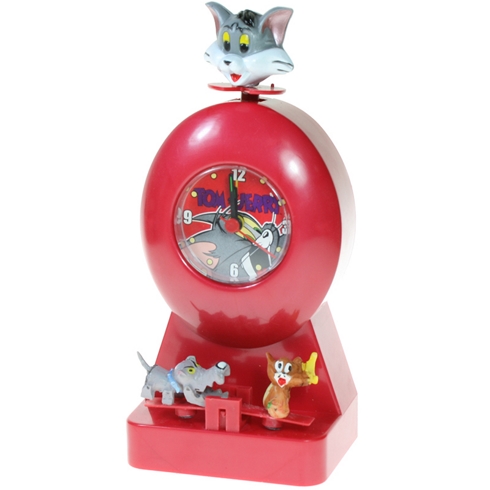 Tom & Jerry Despertador Infantil Tom & Jerry Collection Mod. Jd-99038 Rojo