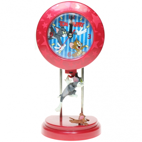 Tom & Jerry Reloj Infantil Tom & Jerry Mod. 99030 Pendulo Color Rojo