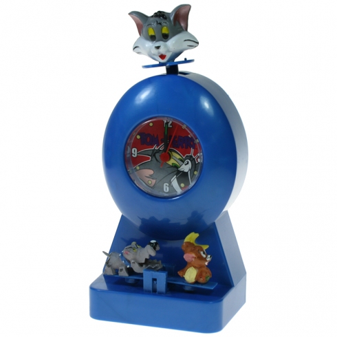 Tom & Jerry Despertador Infantil Tom & Jerry Collection Mod. Jd-99038 Azul