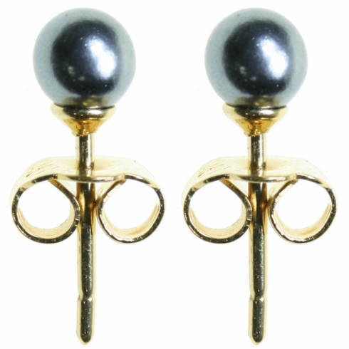 Perlas Mallorca Pendientes Perlas Mallorca P.negra 5mm. Pm-73075