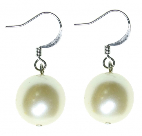 Perlas Mallorca Pendientes Perlas Mallorca P.nuez 19mm. Pm-2583-r