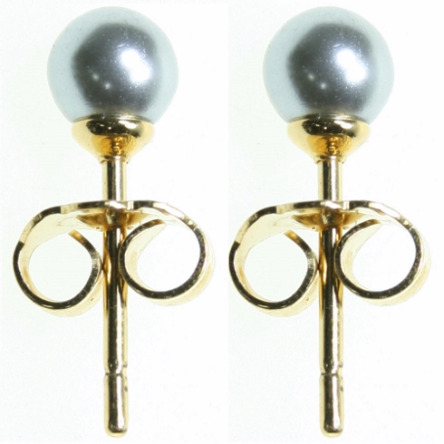 Perlas Mallorca Pendientes Perlas Mallorca P.gris 5mm. Pm-73085