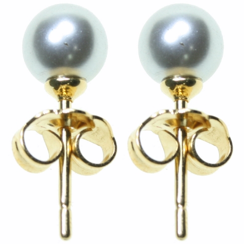 Perlas Mallorca Pendientes Perlas Mallorca P.gris 6mm. Pm-73086