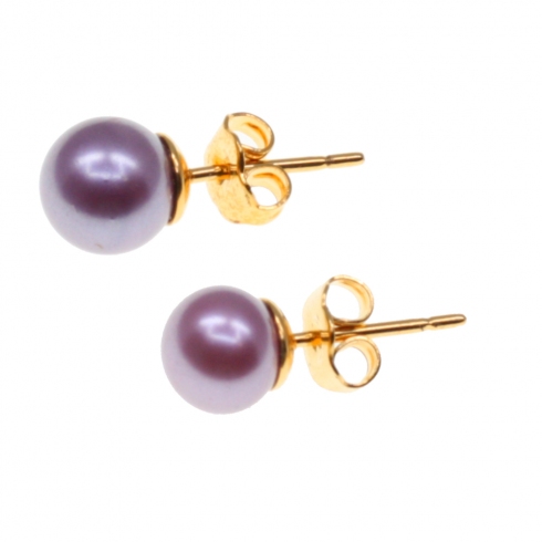 Mallorca Mallorca 73008 Pendientes Perla Berenjen