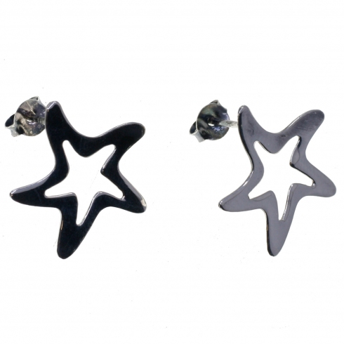 Mary G Pendientes Plata Estrellas
