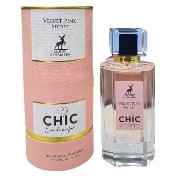 Maison Alhambra Chic Velvet Pink Secret Maison Eau de Parfum para Mujer 100 ml
