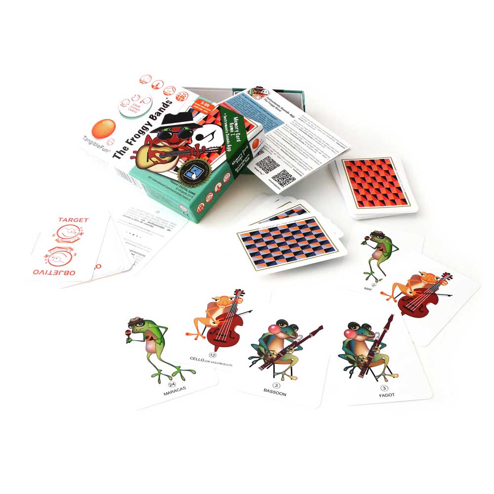 The Froggy Bands - Juego de Cartas Educativo con App Interactiva