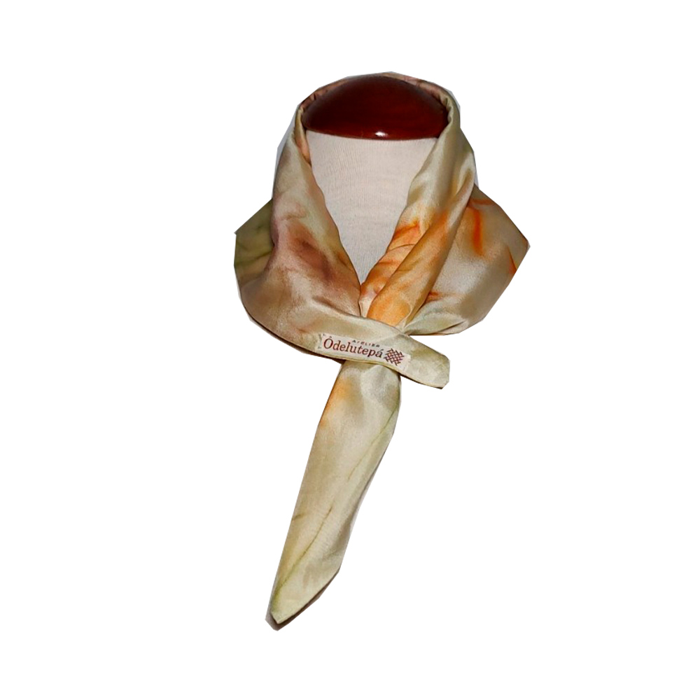 Pañuelo Vulcano hoja natural reversible