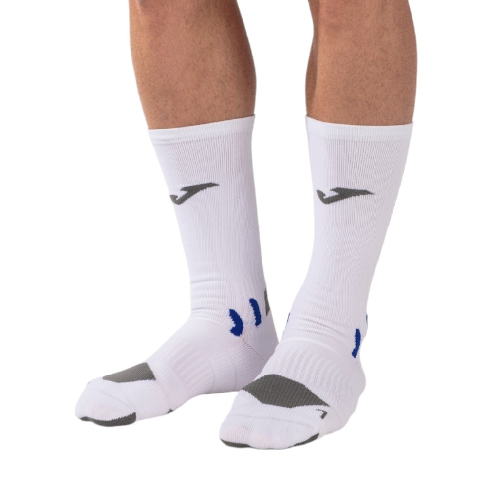 Imagen CALCETINES JOMA MEDIO COMPRESION 1 PAR BLANCO REFLECTANTES 400287-200 RUNNING UNISEX