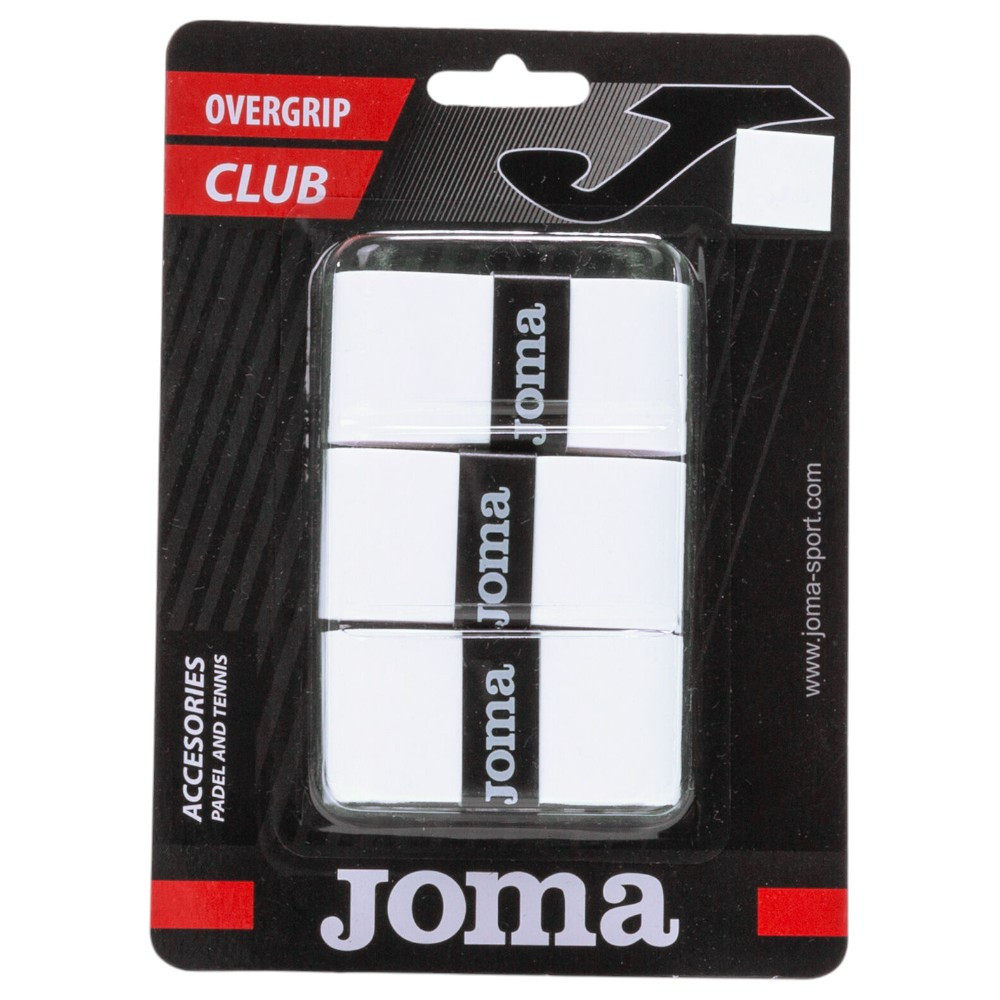 Imagen BLISTER OVERGRIPS JOMA CLUB CUHSION PACK 3 UNDS BLANCO 400748-200 PADEL TENIS