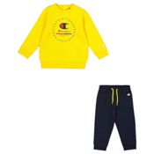 miniatura Imagen CHANDAL CHAMPION CREWNECK SUIT BEBES AZUL MARINO AMARILLO 306847-YS079 NIÑO BEBE TRACKSUIT