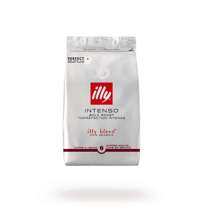 Illy Café en grano de tueste Intenso. Paquete de 500 g